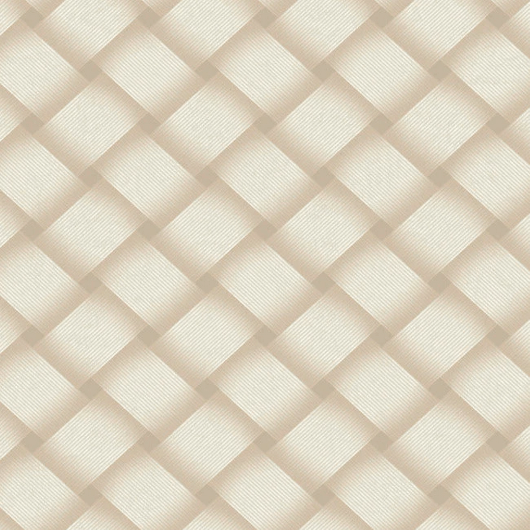 Tapeta z efektem plecionki York Wallcoverings EV3965 Bayside Basket Weave Casual Elegance