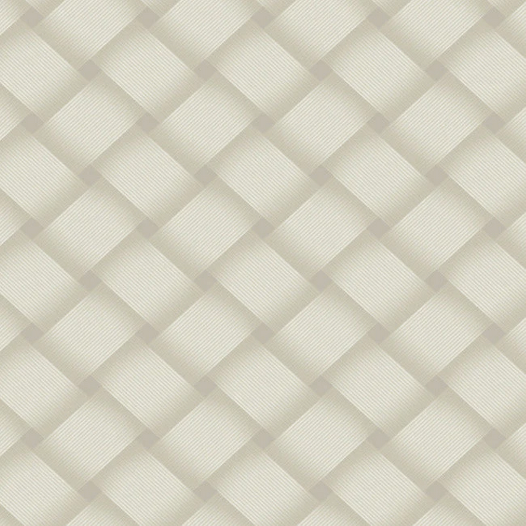 Tapeta z efektem plecionki York Wallcoverings EV3967 Bayside Basket Weave Casual Elegance
