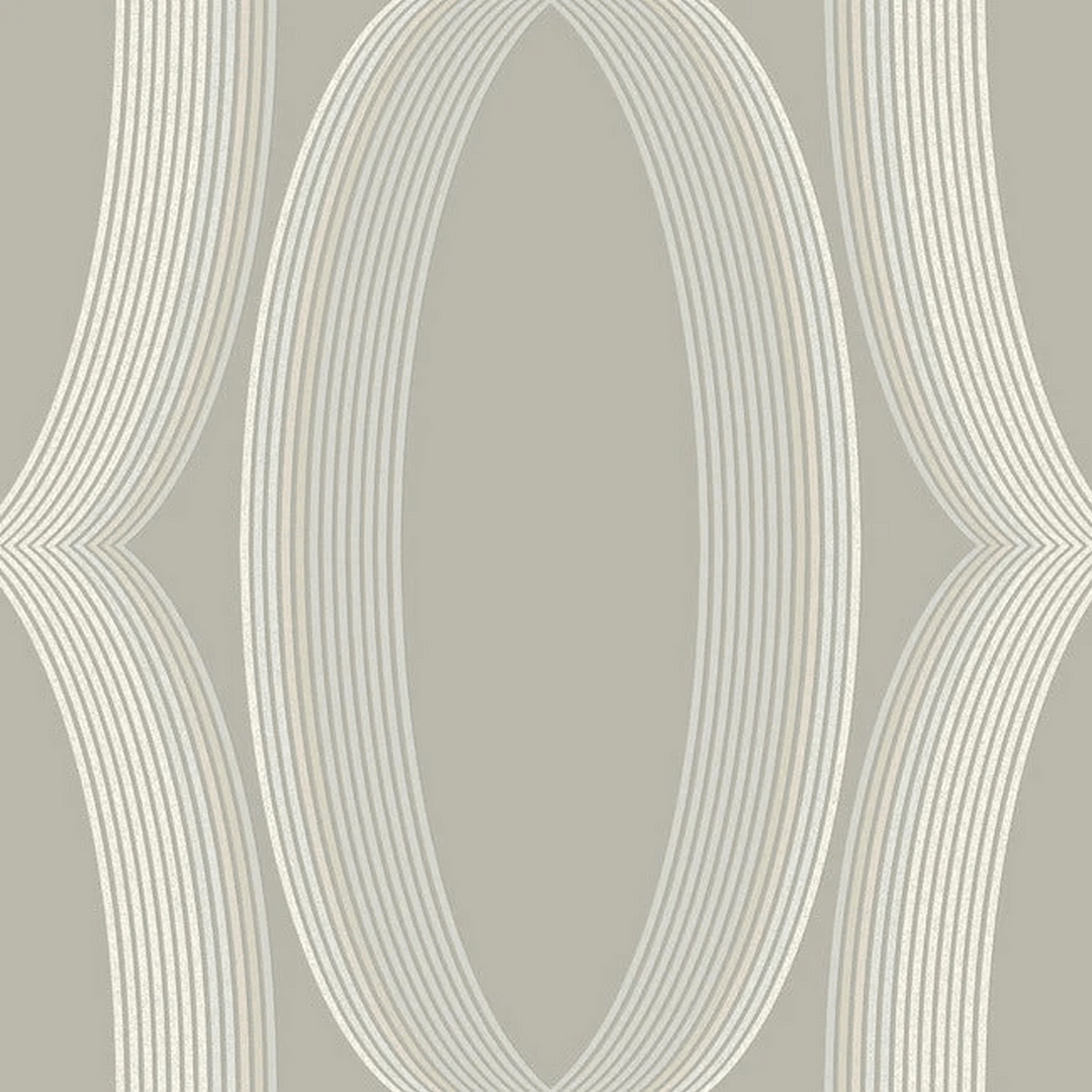 Tapeta geometryczna wzór ogee York Wallcoverings EV3983 Progression Ogee Casual Elegance