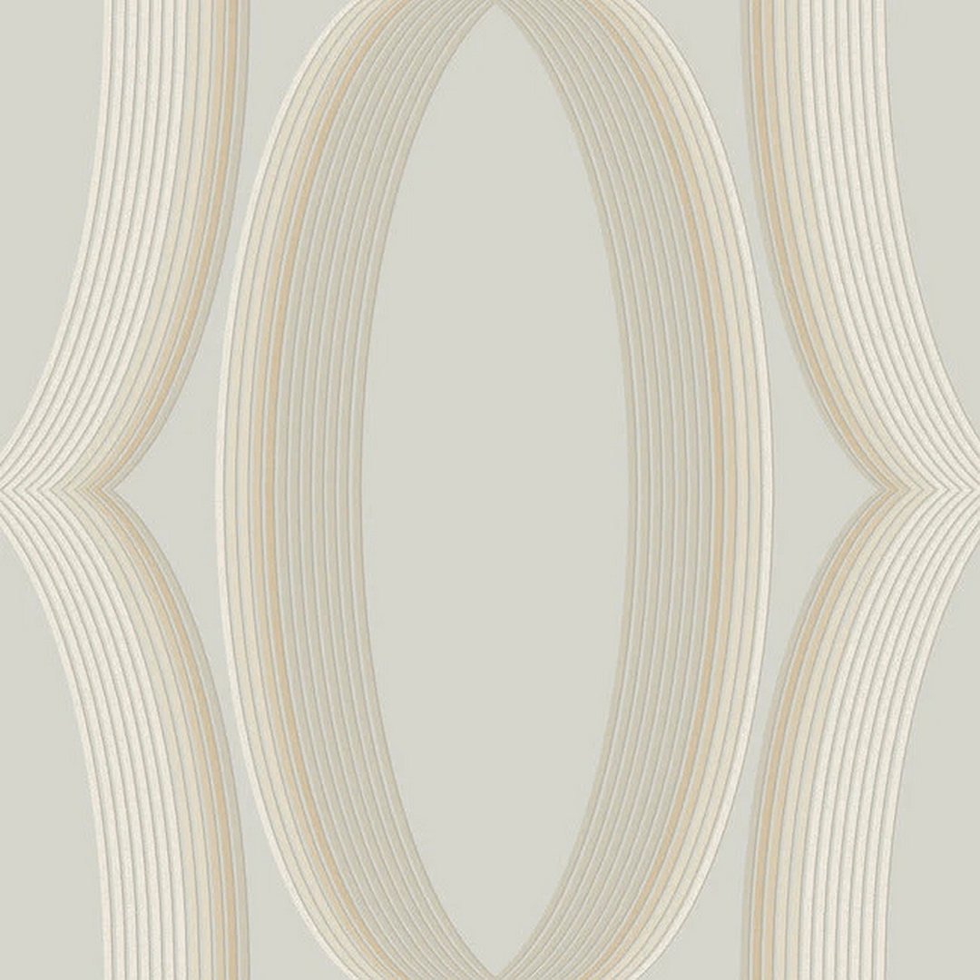 Tapeta geometryczna wzór ogee York Wallcoverings EV3984 Progression Ogee Casual Elegance
