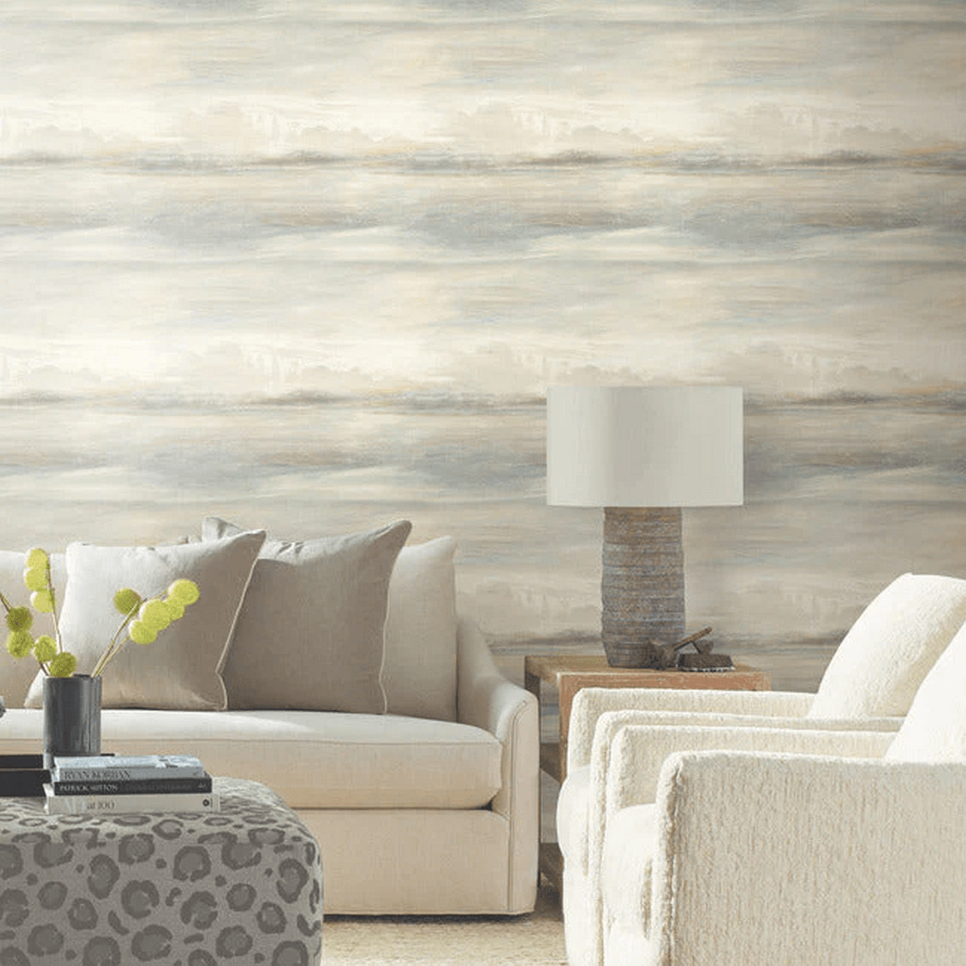Tapeta cieniowana York Wallcoverings SO2432 Soothing Mists Scenic Casual Elegance