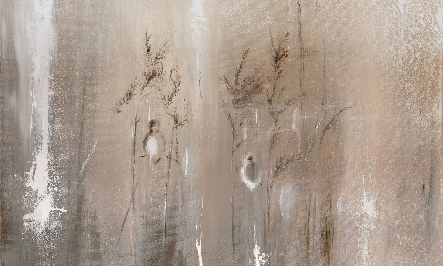 Fototapeta artystyczna z ptakami Wall Art Aves