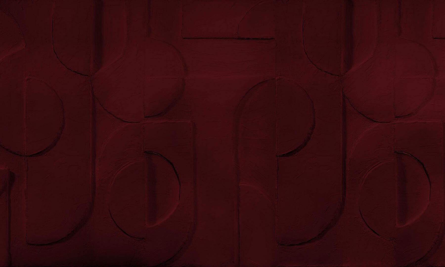 Fototapeta geometryczna tynk Wall Art Bene Burgundy