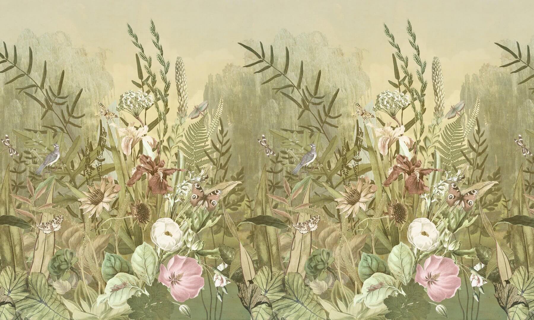 Fototapeta kwietna łąka Wall Art Bloom