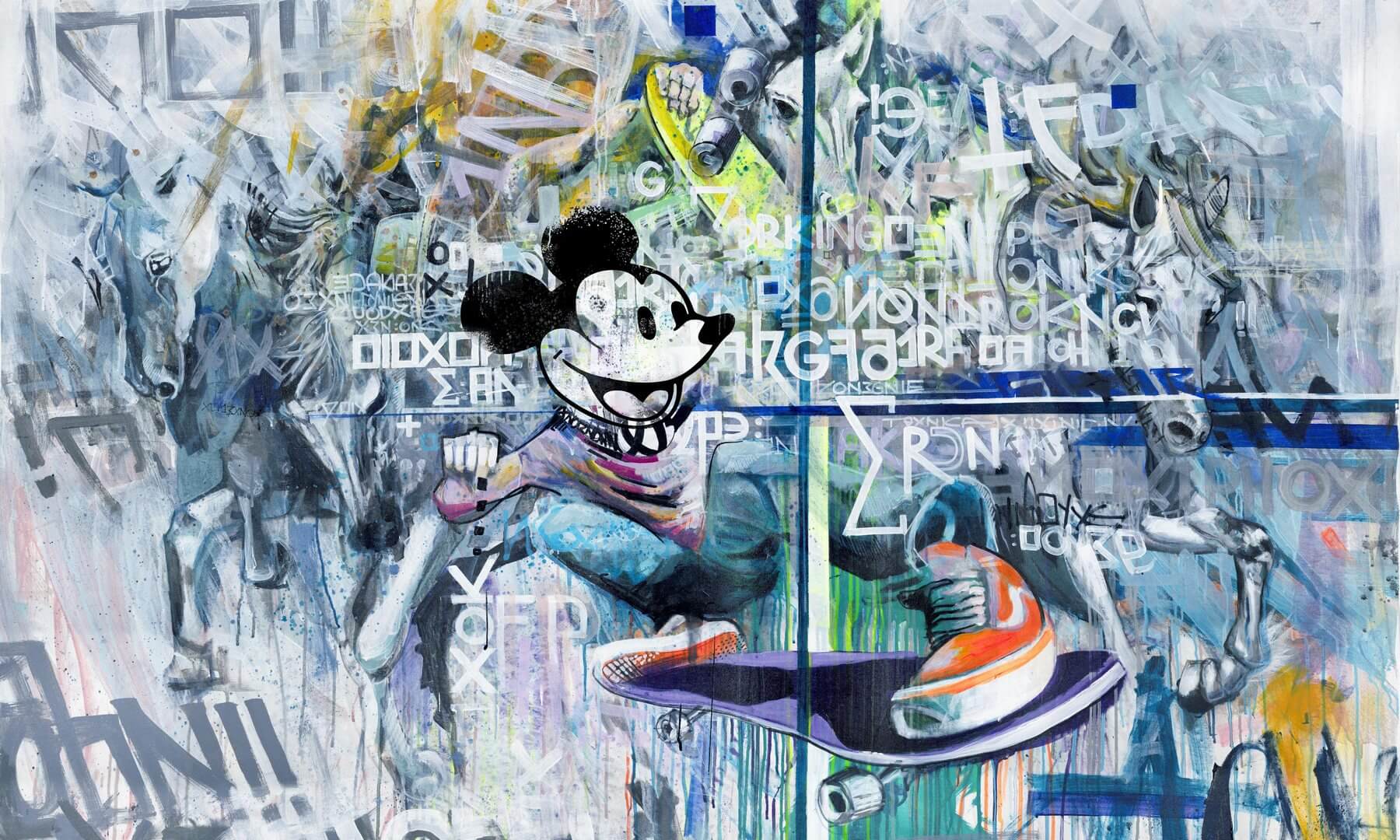 Fototapeta w stylu street art Wall Art Bronx