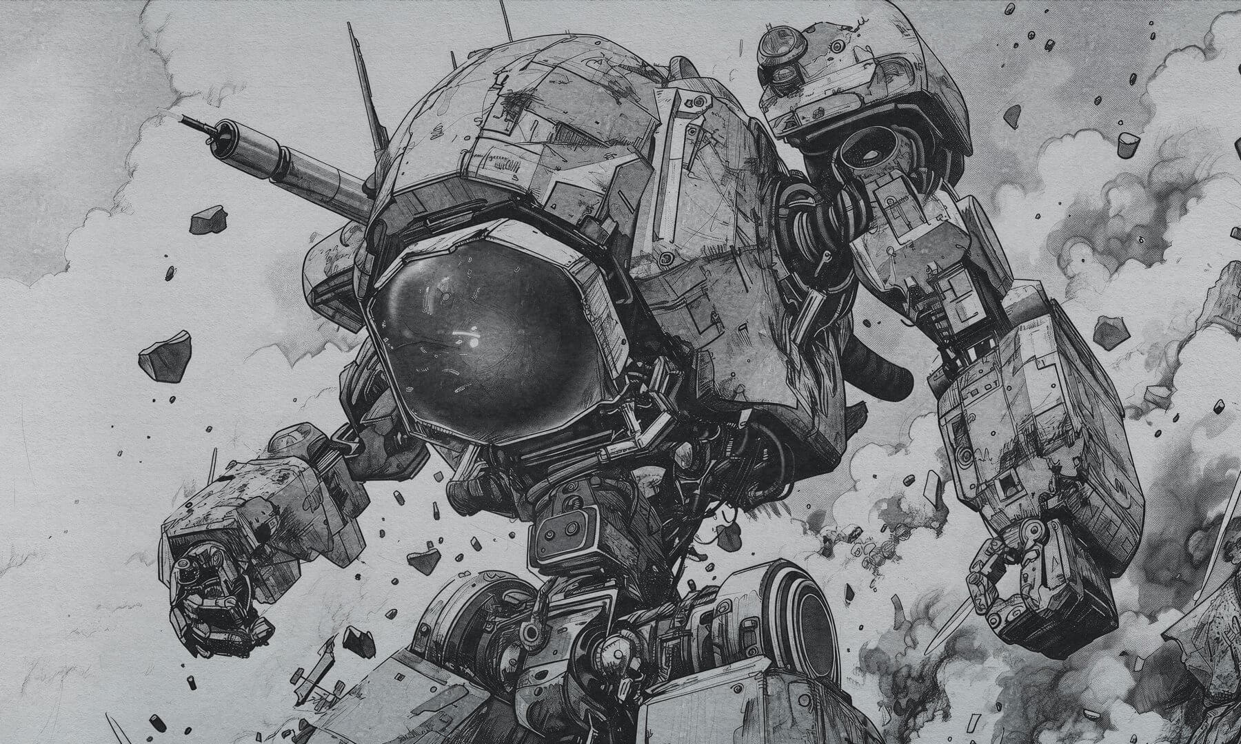 Fototapeta robot Wall Art Mecha