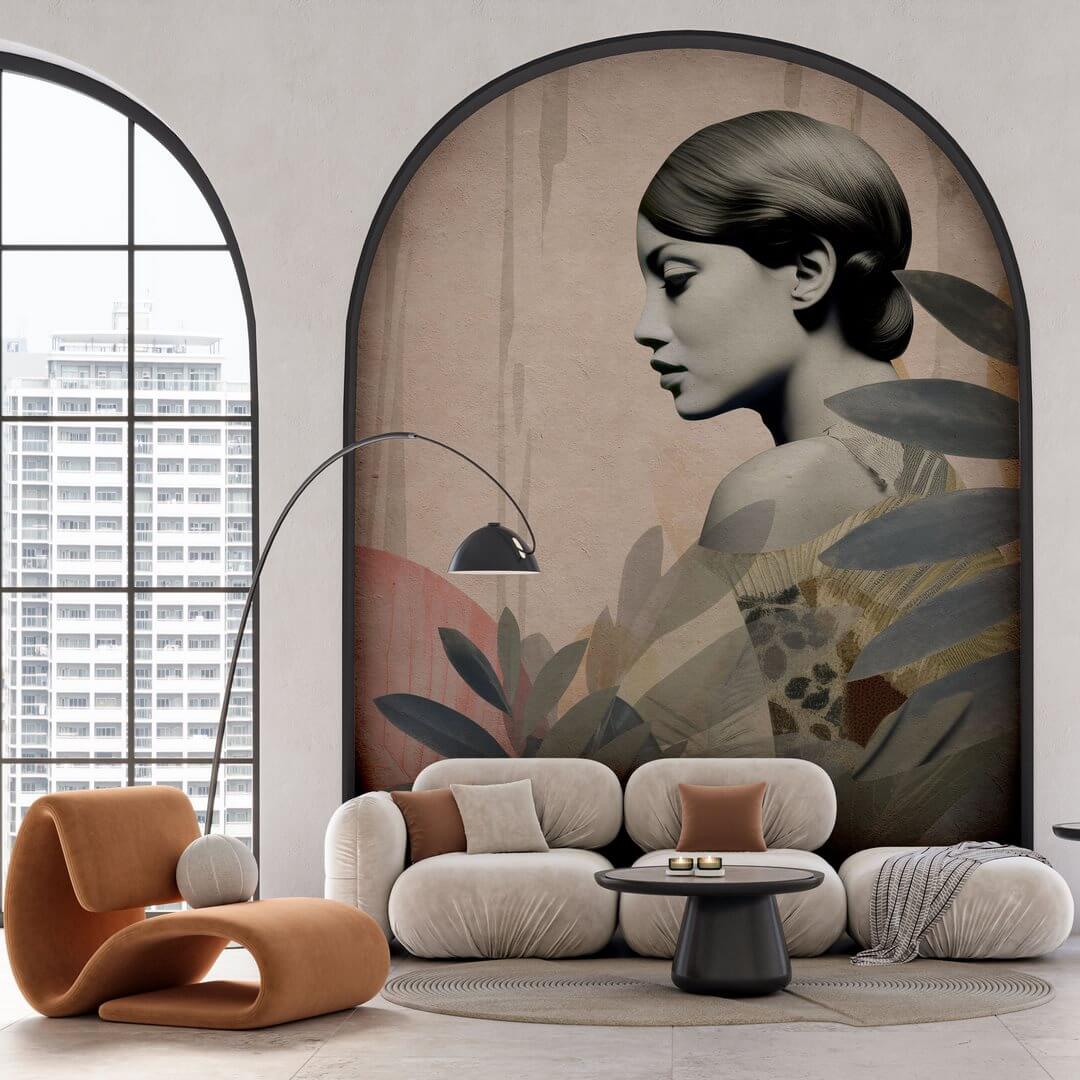 Fototapeta portret kobiety Wall Art Onna Olive