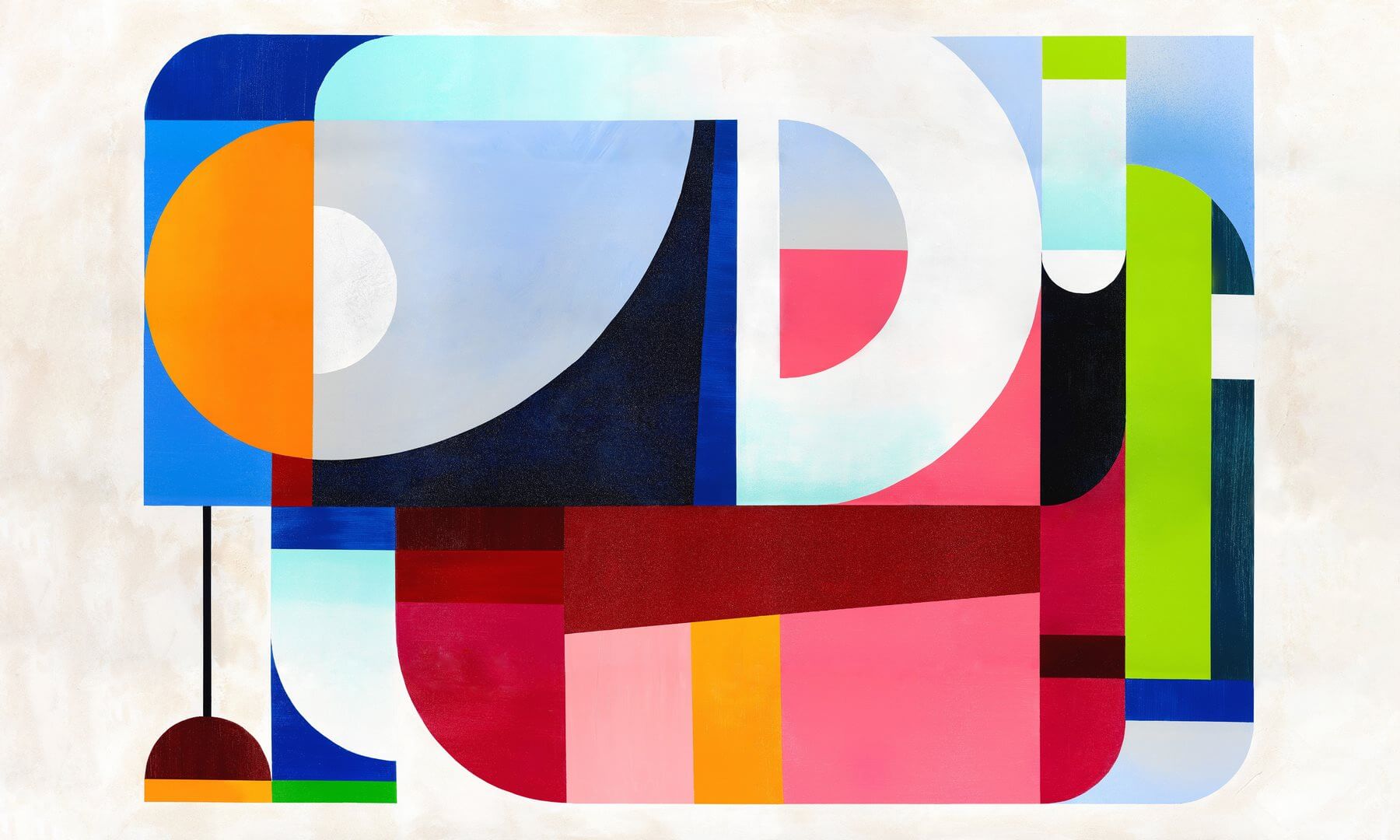 Fototapeta geometryczna retro Wall Art Rio