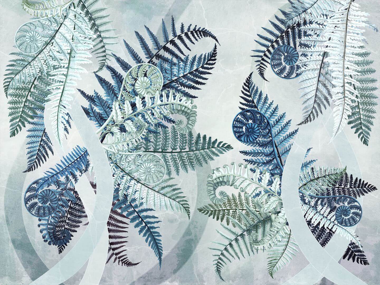 Fototapeta liście paproci Wallcraft Blurri 835312401