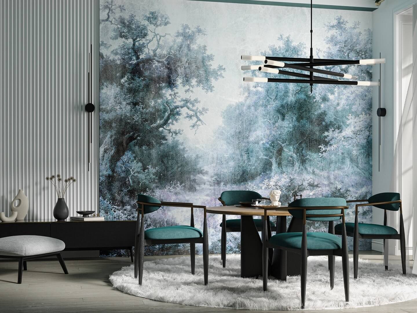 Fototapeta krajobraz lasu Wallcraft Nimista 875312401