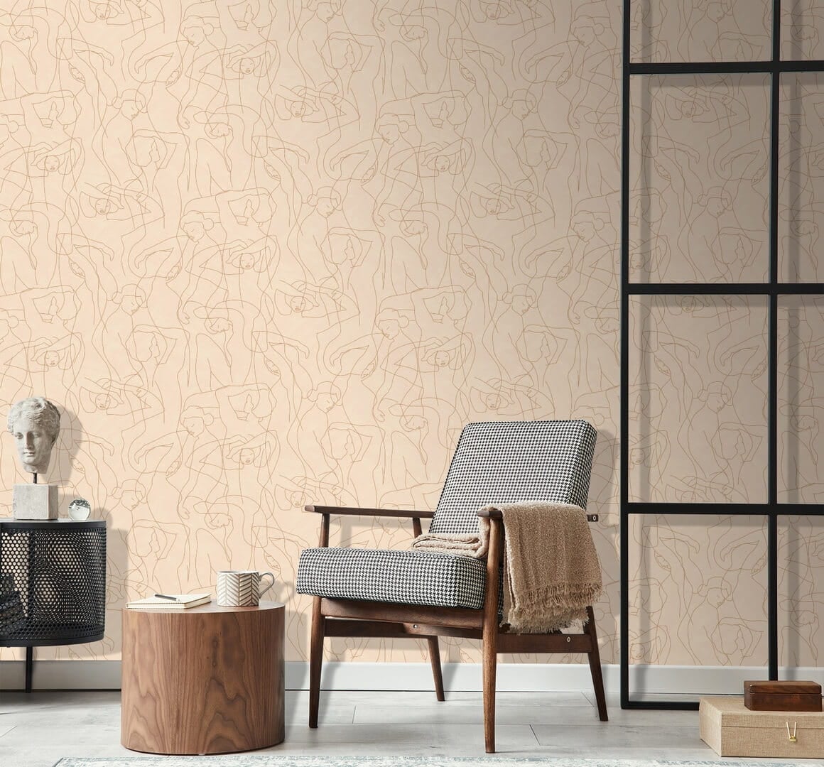 Tapeta artystyczne linie modelki Decoprint SO27043 Model Lines Soleado