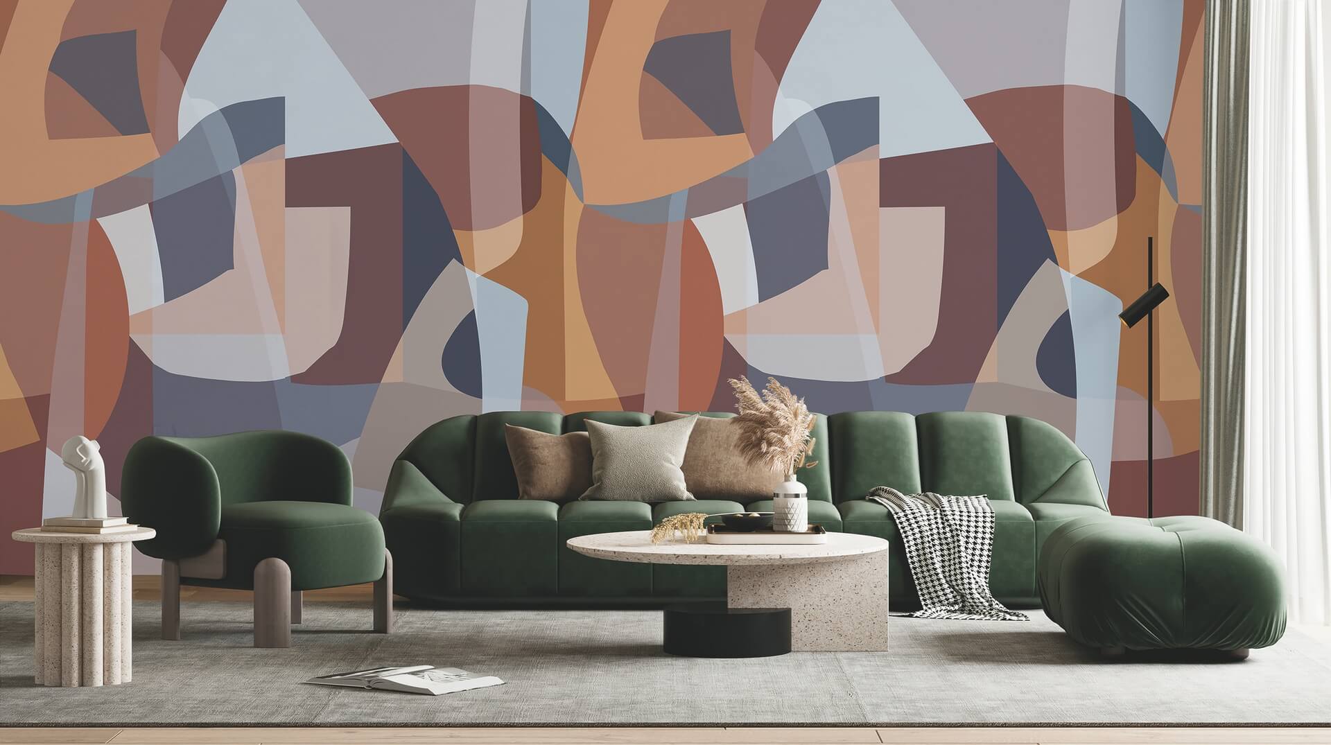 Mural geometryczny Decoprint SOD27094 Geometric Soleado