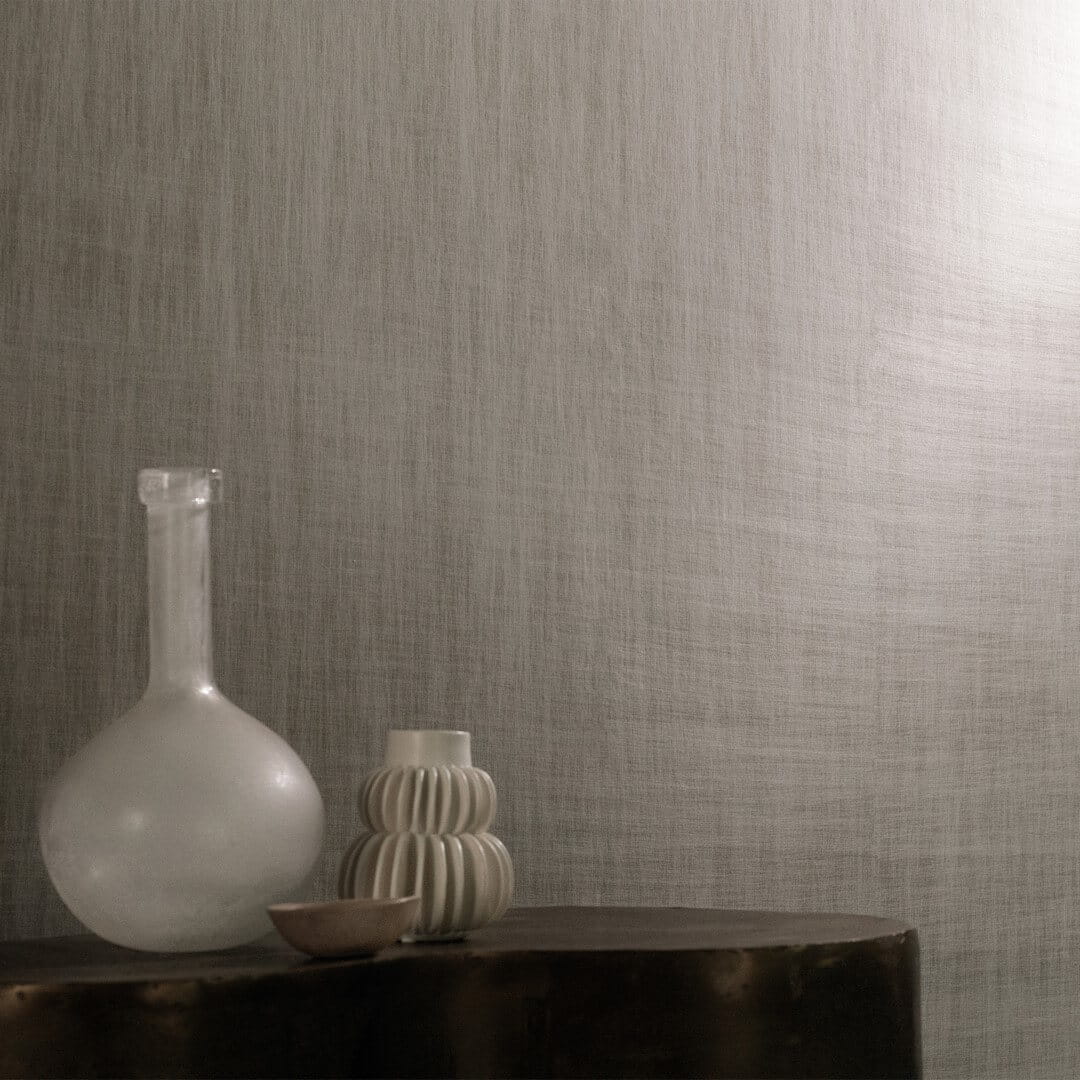 Tapeta tekstylna imitująca jedwab Black Edition W953/01 Sieta Wallcovering Silver Tsauri