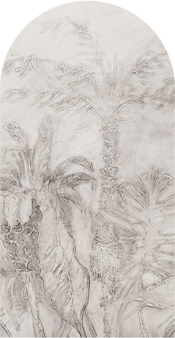 Mural łuk tropikalne liście Wall Art Esotico Beige Łuk