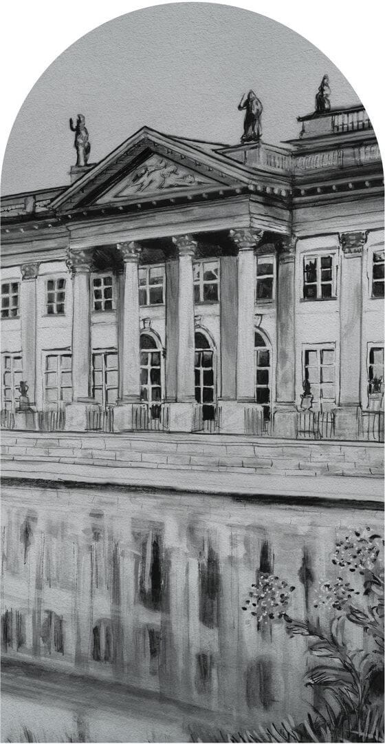 Mural łuk architektura Wall Art Royal Łuk