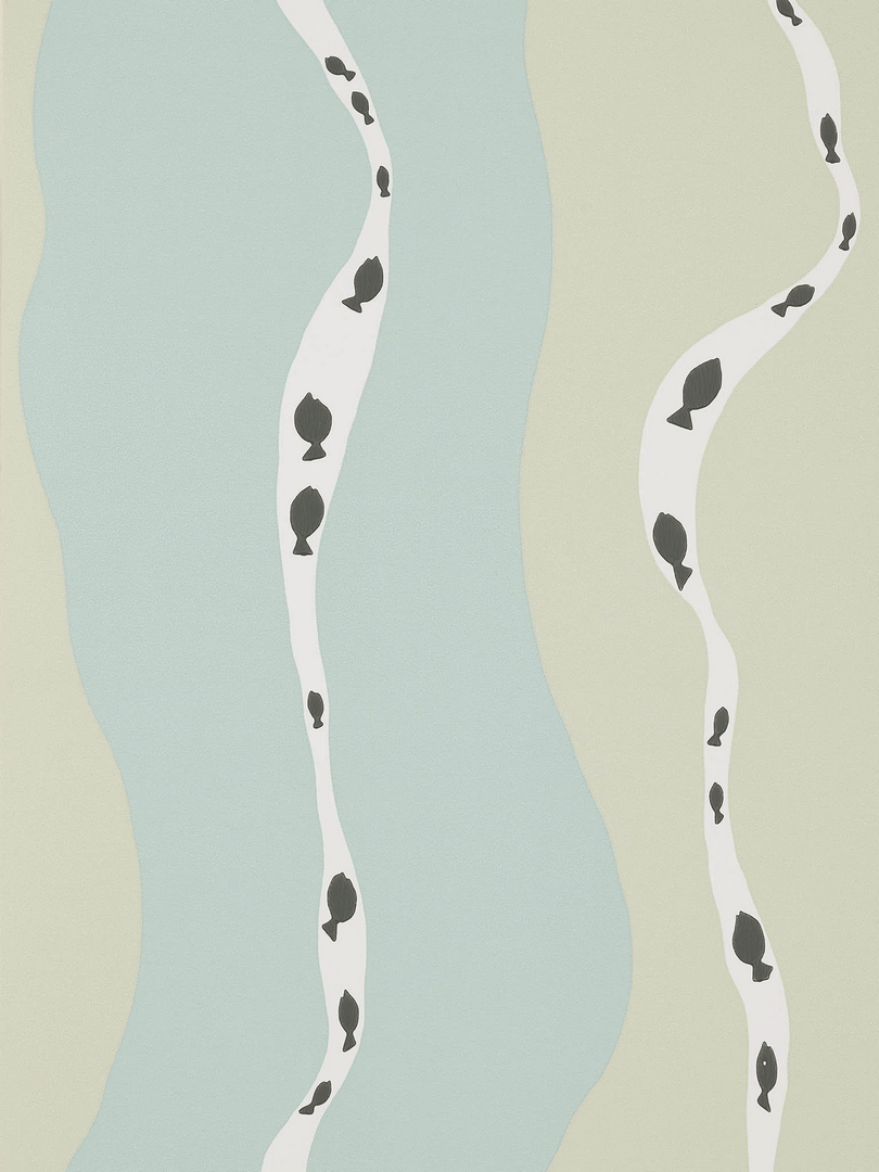 Tapeta w stylu retro Pierre Frey FP773001 Au Fil De L'eau Eternel Ete