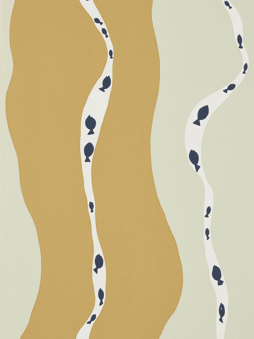 Tapeta w stylu retro Pierre Frey FP773002 Au Fil De L'eau Eternel Ete