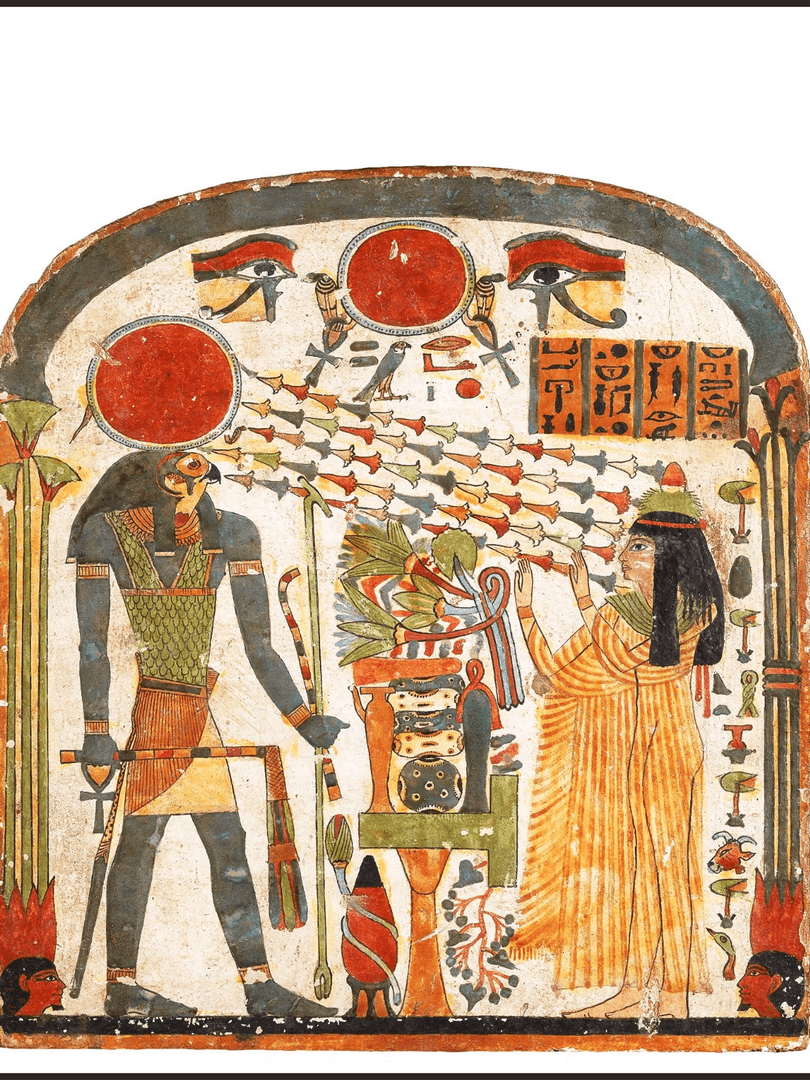 Mural egipskie ilustracje Pierre Frey FP889001 Taperet Merveilles d'Egypte