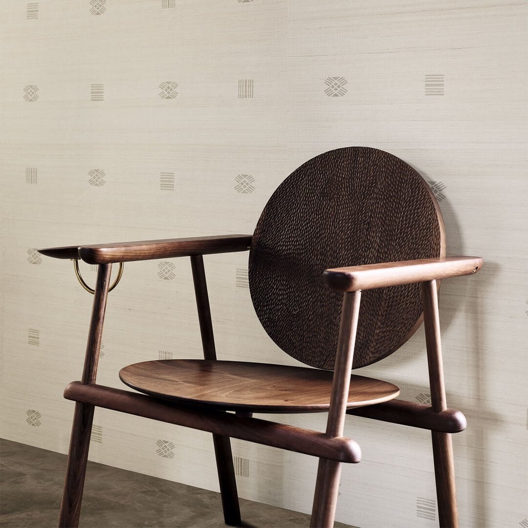 Tapeta z naturalnych włókien trawy Mark Alexander MW132/01 Parade Collage II