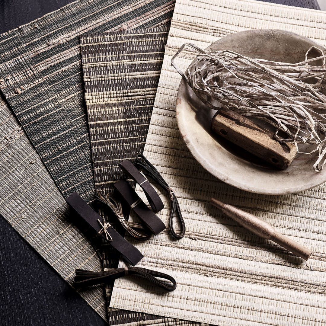 Tapeta z naturalnych włókien Mark Alexander MW134/02 Root Collage II