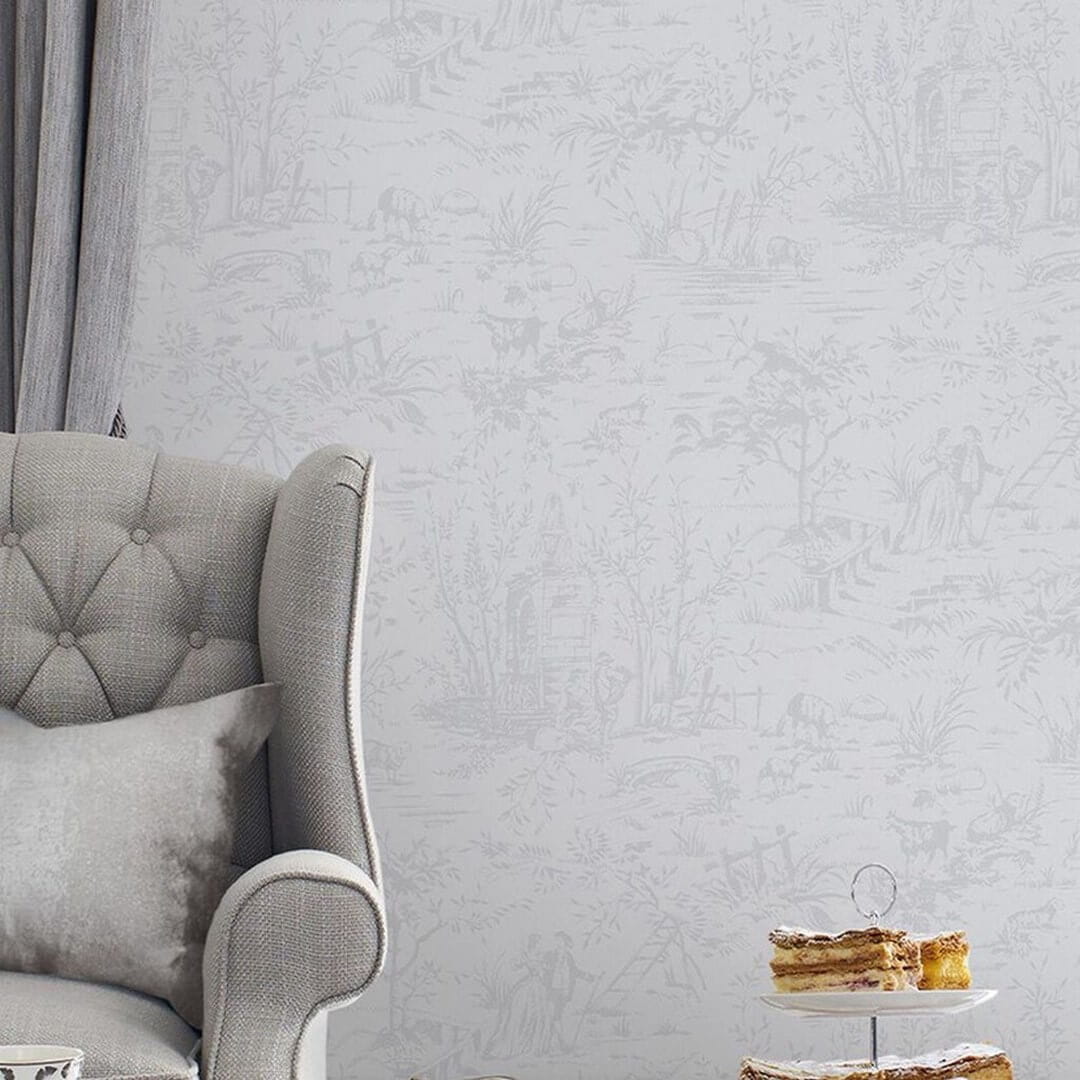 Tapeta scenki rodzajowe Laura Ashley 118495 Toile de Joy Volume III