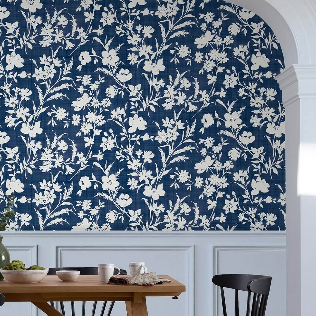 Tapeta kwiaty i liście Laura Ashley 119854 Rye Volume III