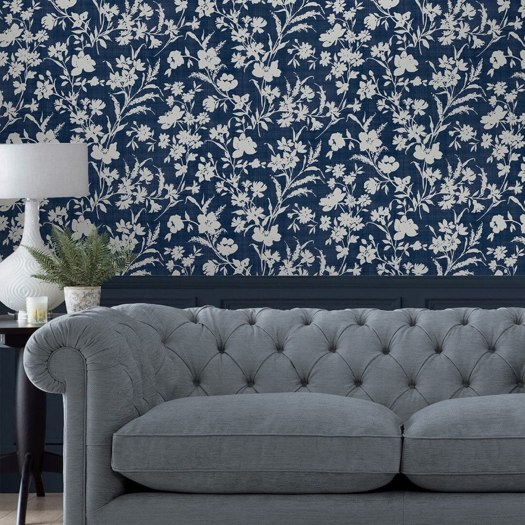 Tapeta kwiaty i liście Laura Ashley 119854 Rye Volume III