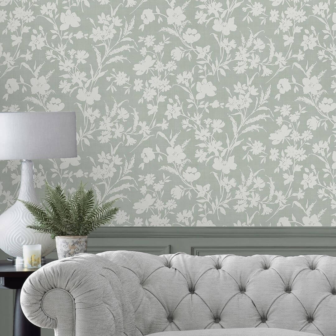 Tapeta kwiaty i liście Laura Ashley 119855 Rye Volume III