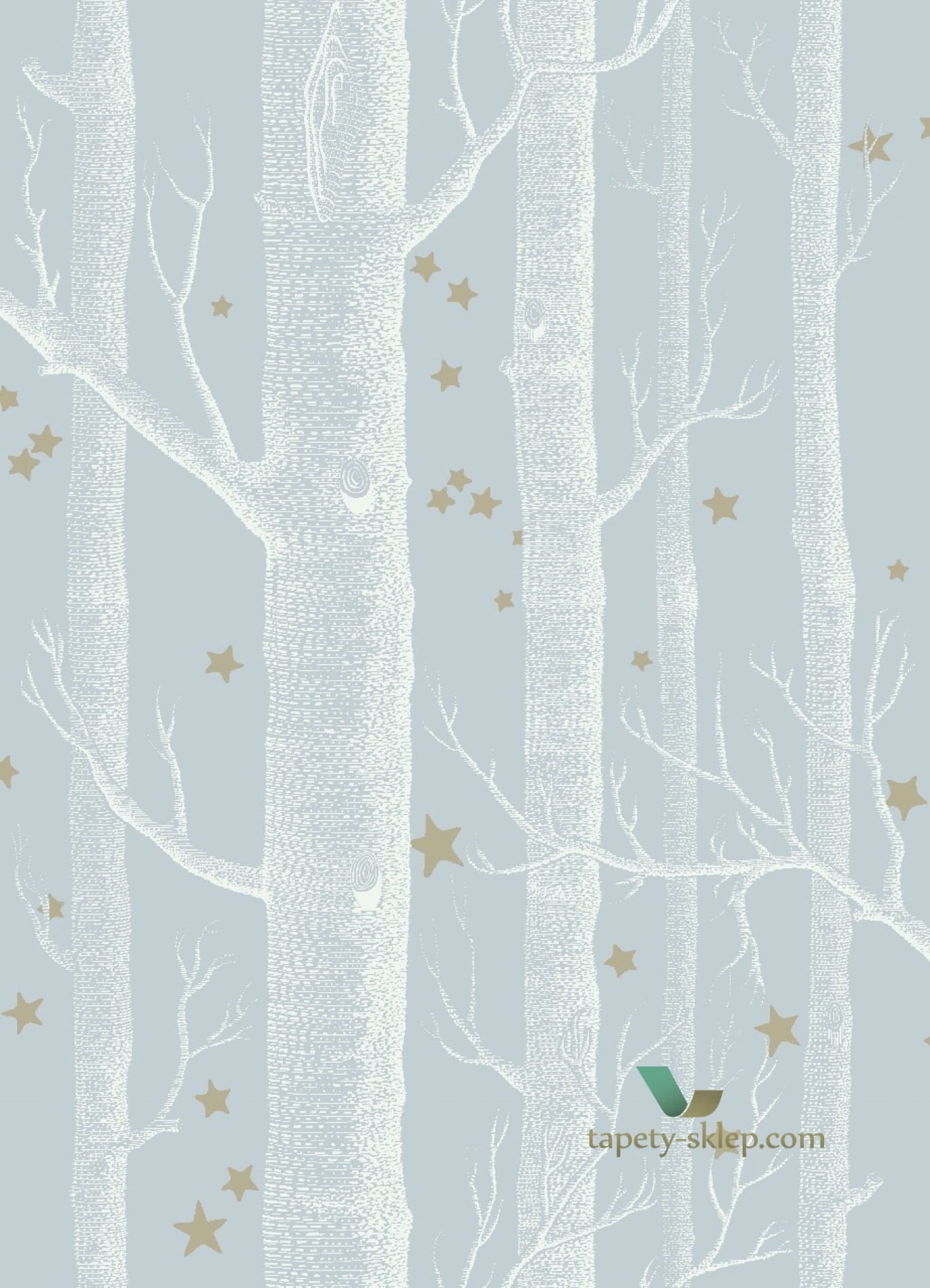 Tapeta Drzewa i Gwiazdki Cole & Son 103/11051 Woods & Stars Whimsical