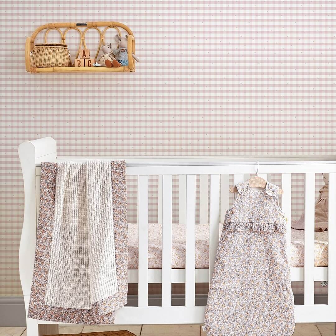Tapeta kratka i kropki Laura Ashley 119865 Gingham Volume III