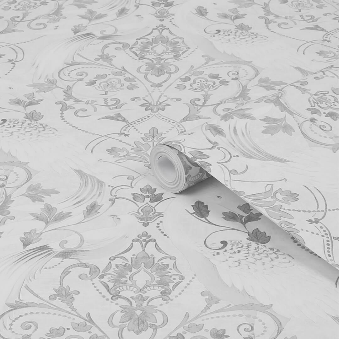 Tapeta ornament i żurawie Laura Ashley 119868 Tregaron Volume III