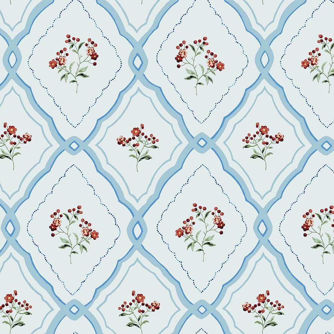 Tapeta kratownica Laura Ashley 121066 Pinford Trellis Volume III