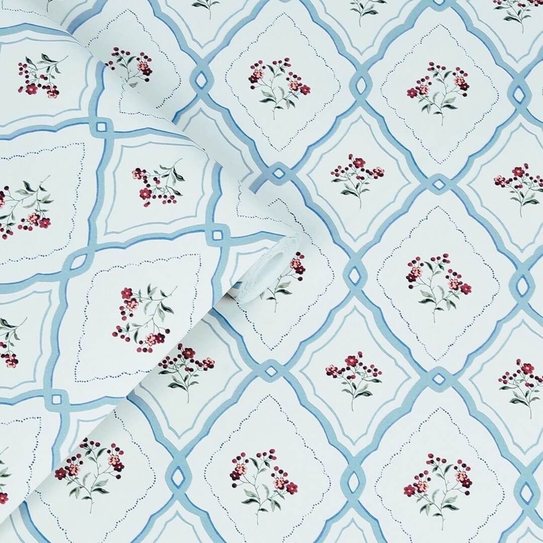 Tapeta kratownica Laura Ashley 121066 Pinford Trellis Volume III