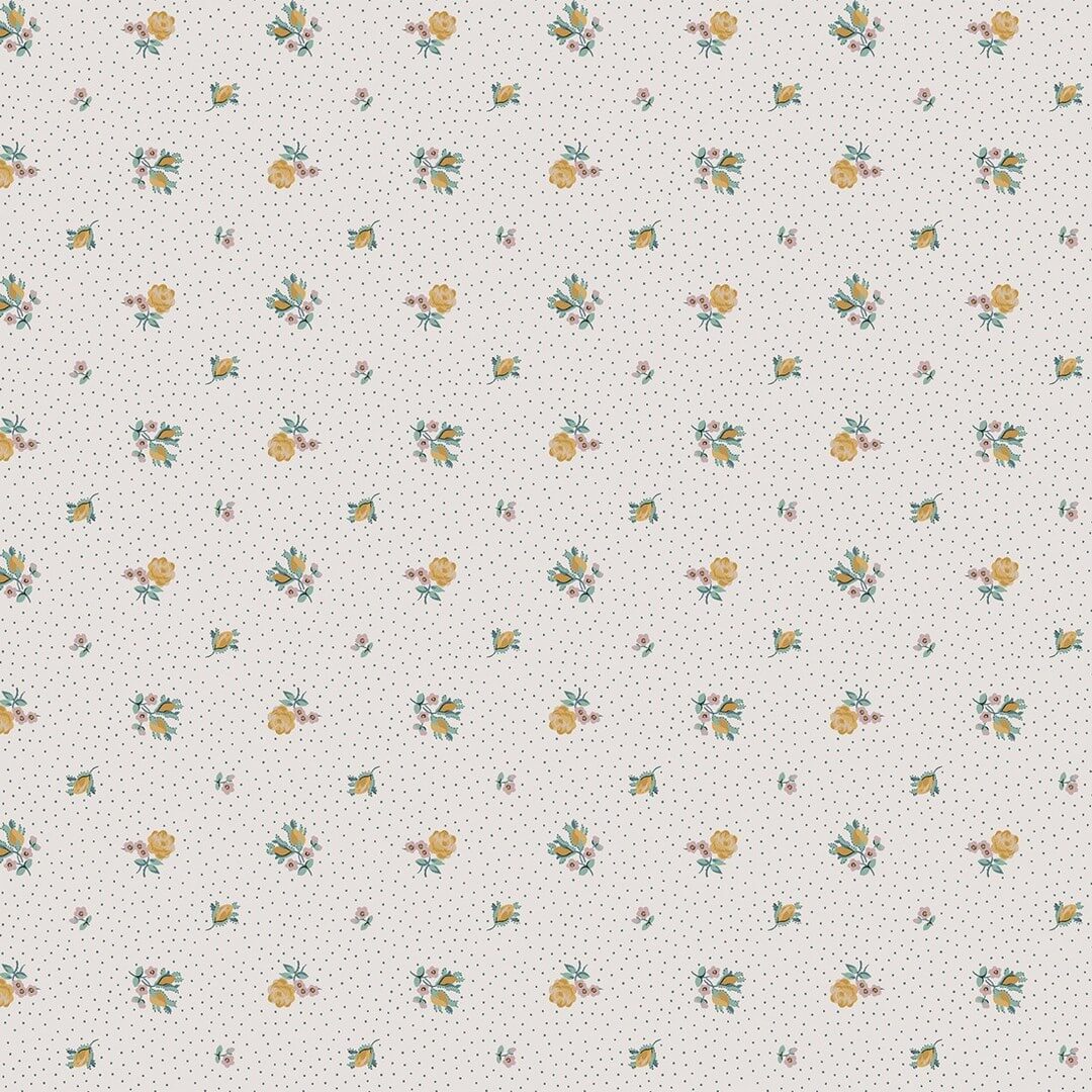 Tapeta drobne róże i kropki Laura Ashley 121084 Claudia’s Friend Volume III
