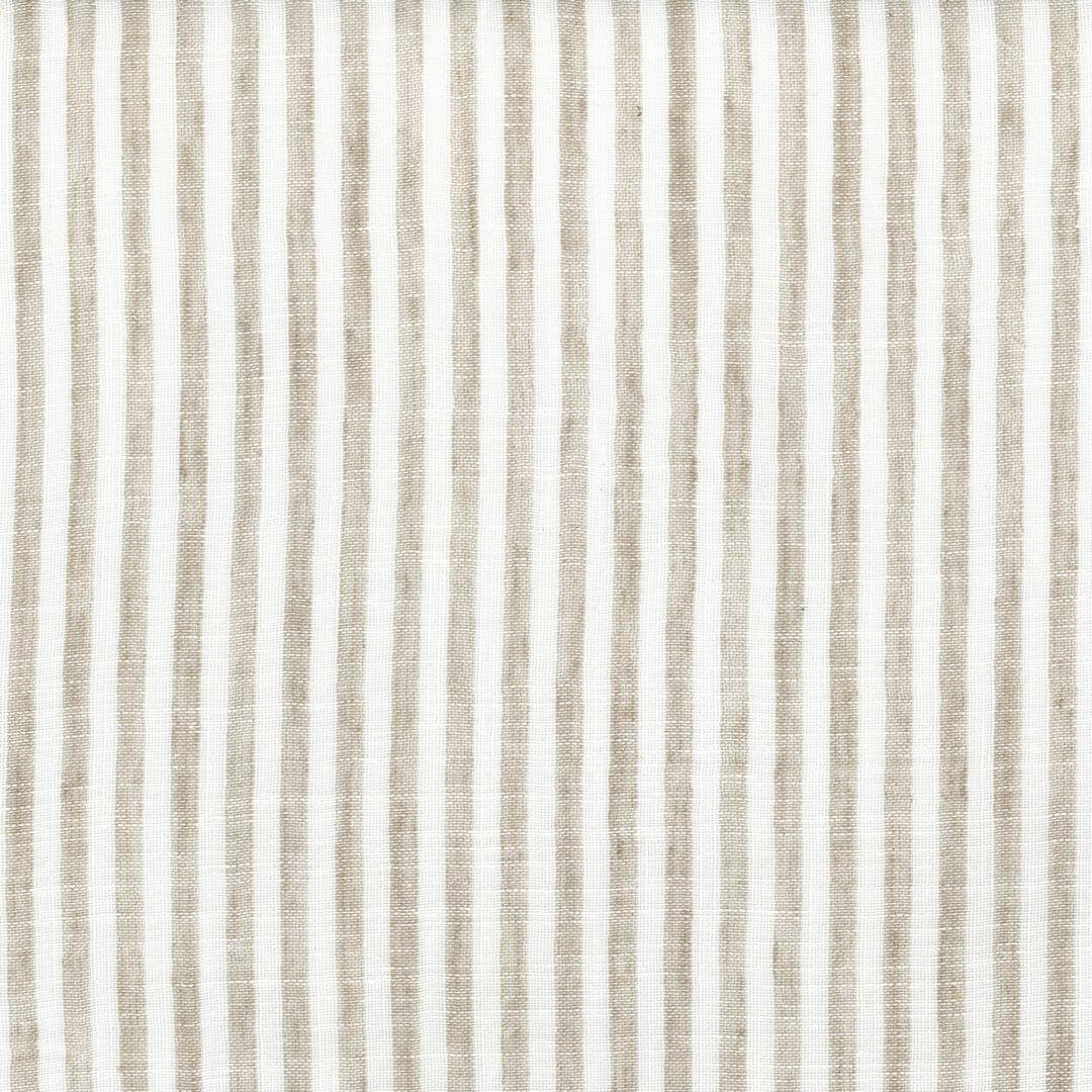 Tkanina w paski Casamance 45251094 Hera Noce De Lin - 298 cm szer.