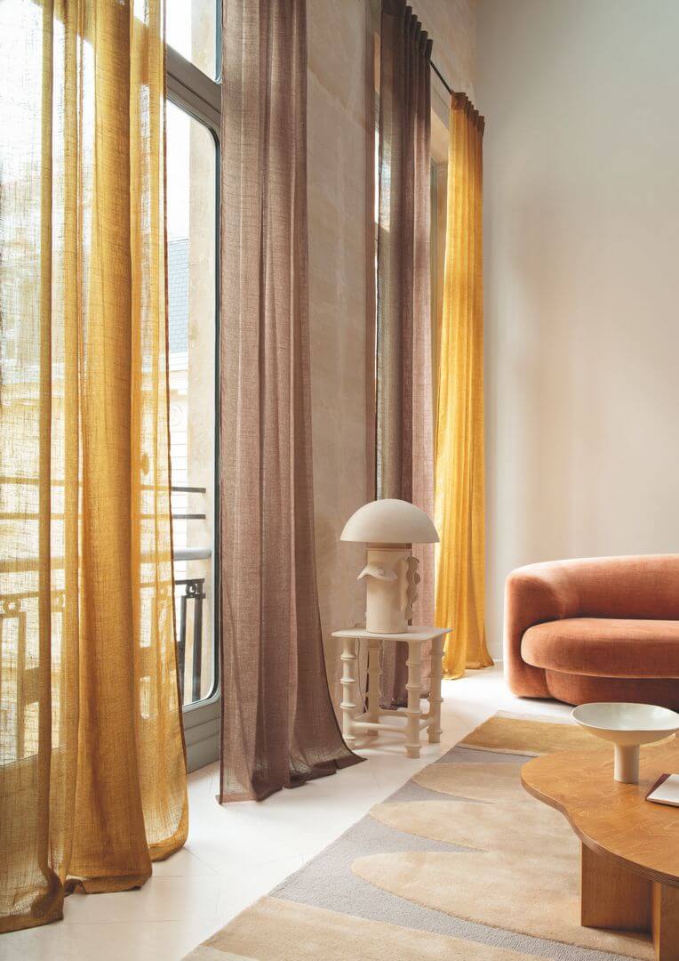 Tkanina woal Casamance 49121562 Serment Noce De Lin - 298 cm szer.