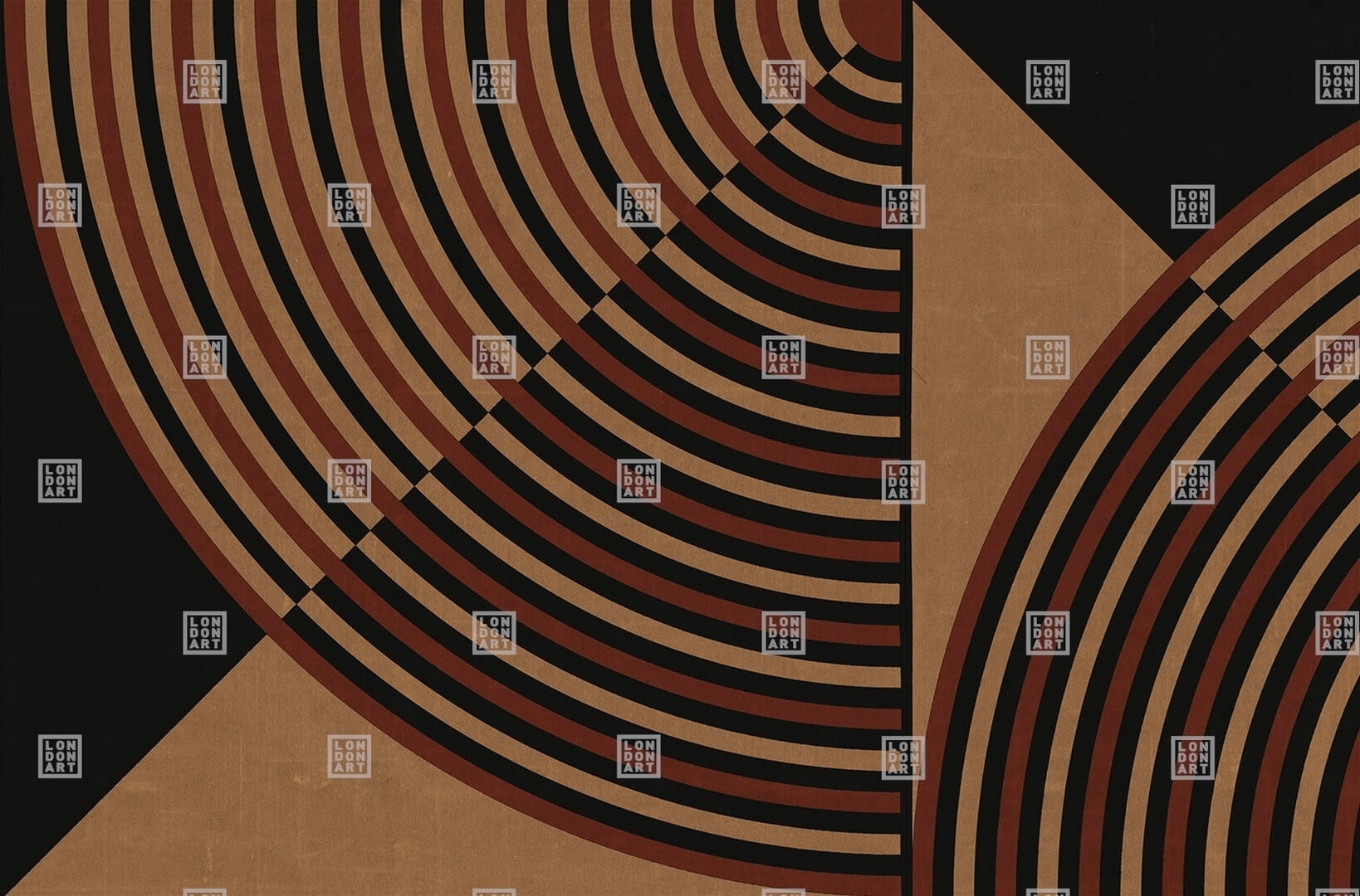 Fototapeta geometryczna linie London Art TDV2GP104_3A Come Back Baby The Daydreamer Vol.2