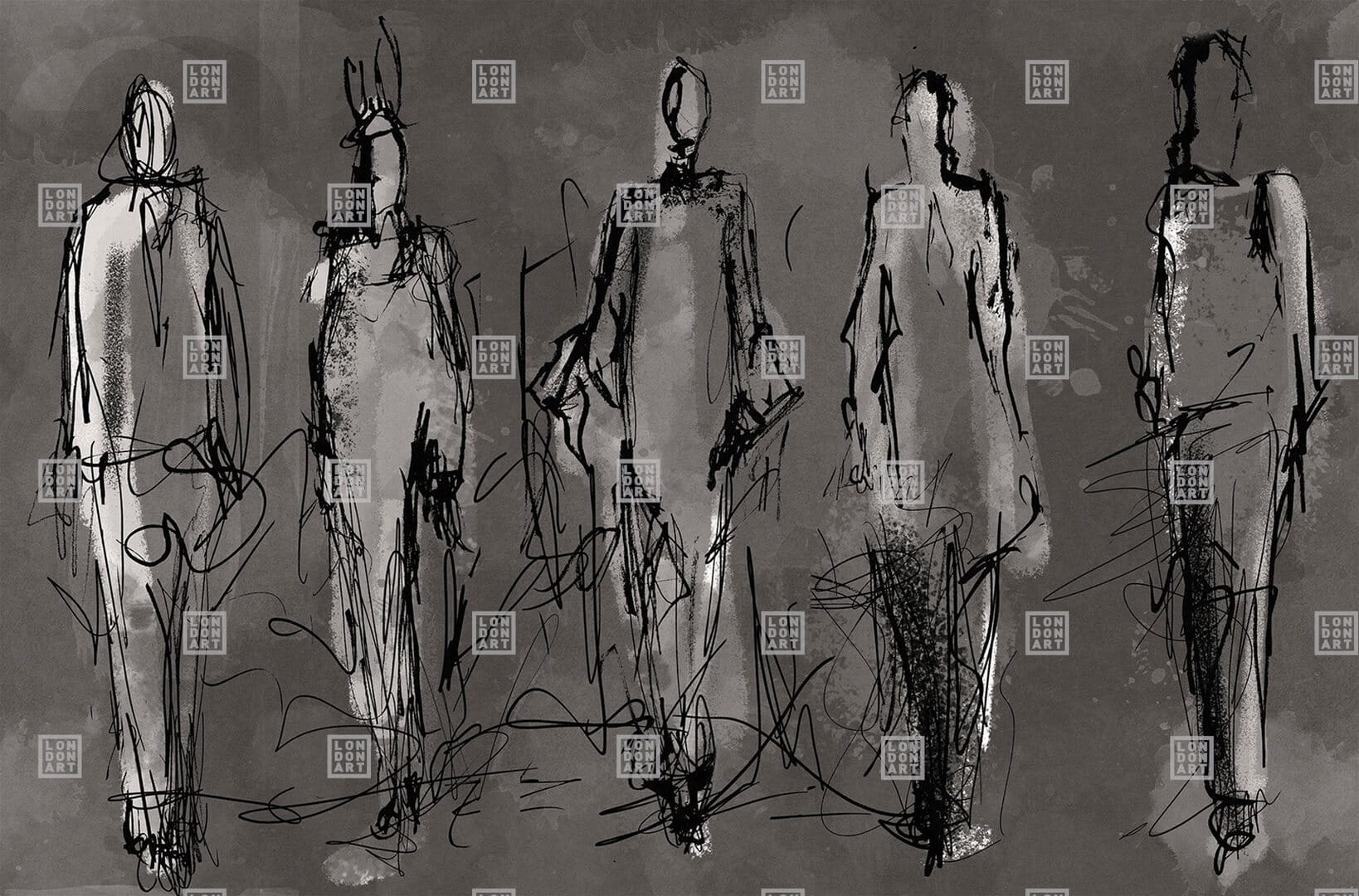 Fototapeta artystyczne postacie London Art TDV2GP203_2A Editions Of You The Daydreamer Vol.2