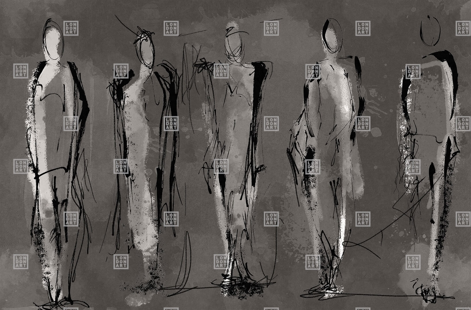 Fototapeta artystyczne postacie London Art TDV2GP203_2B Editions Of You The Daydreamer Vol.2