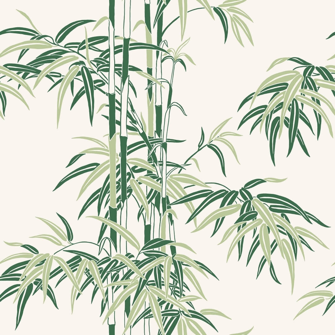 Tapeta pędy bambusa Sandberg S10443 Leon Garden Green Palm Garden