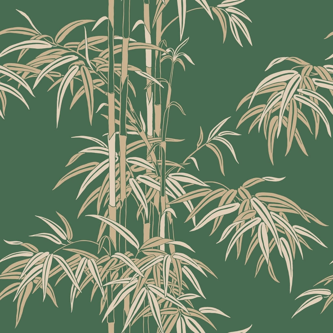 Tapeta pędy bambusa Sandberg S10445 Leon Green Palm Garden