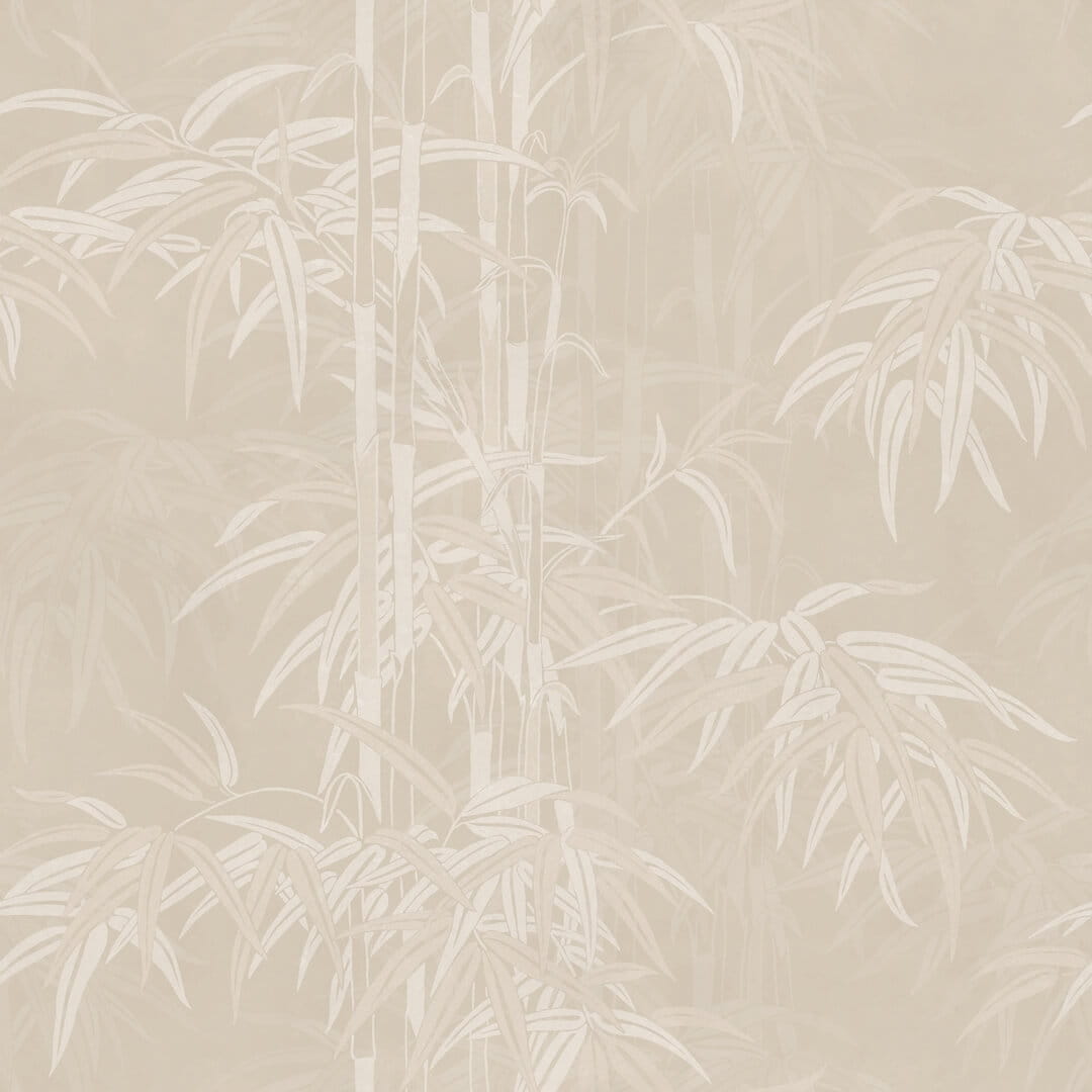 Fototapeta pędy i liście bambusa Sandberg S10541 Leon Mural Beige Palm Garden