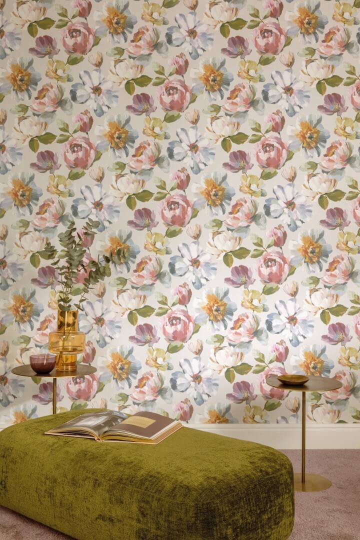 Tapeta kwiaty Grandeco UI3104 Universe 5 - 106 cm szer.