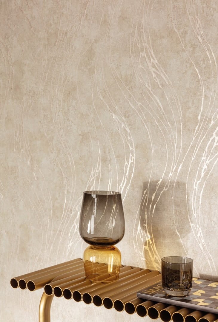 Tapeta beton i fale Grandeco Boutique TJ3103 Time 3 - 106 cm szer.