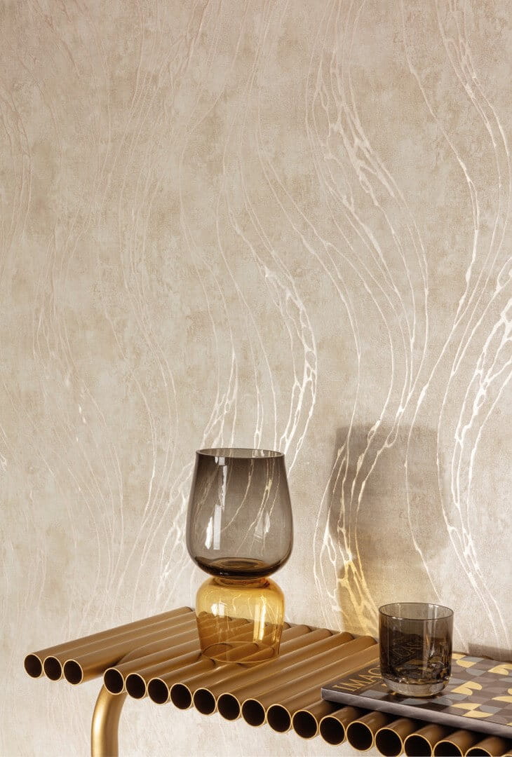 Tapeta beton i fale Grandeco Boutique TJ3106 Time 3 - 106 cm szer.