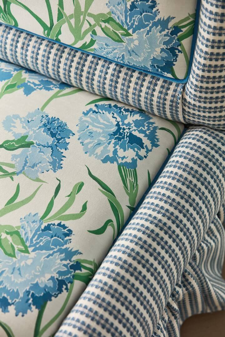 Tkanina ze wzorem kwiatów Harlequin 121248 Fleur de Joie Idyllic