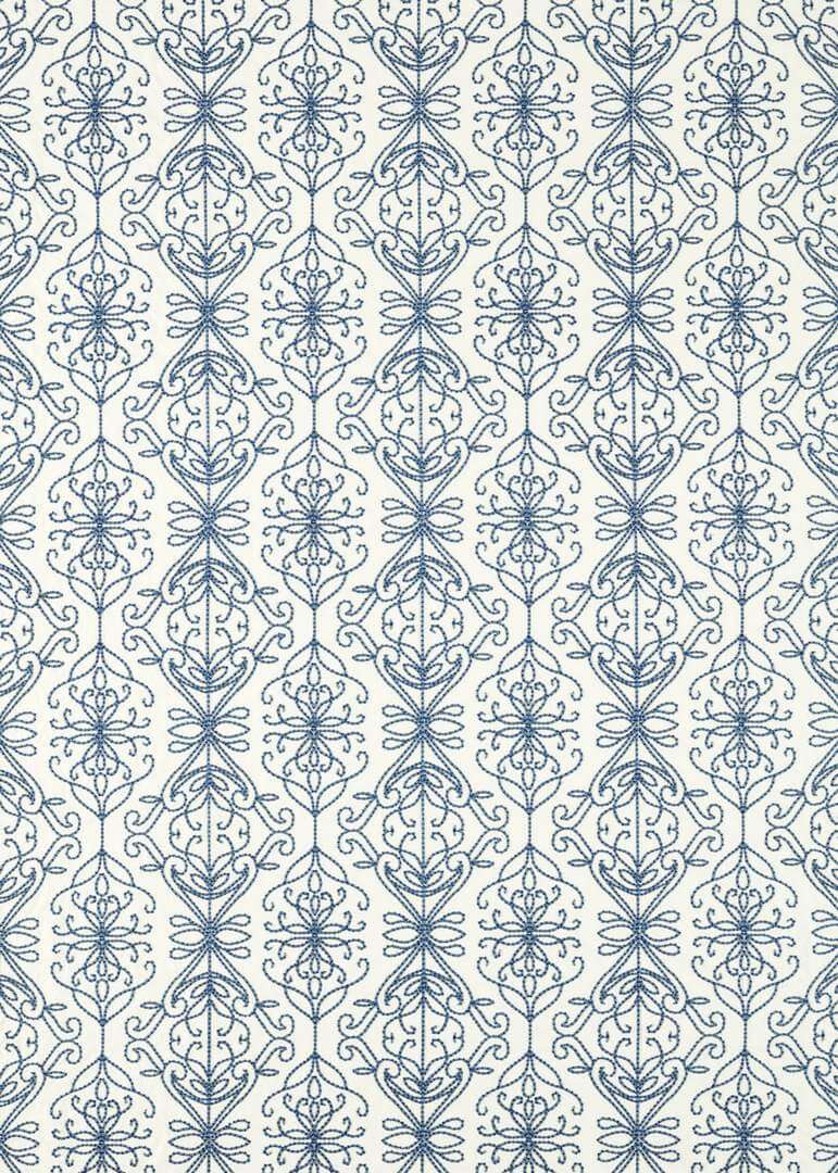Tkanina haftowany ornament Harlequin 134068 Java Linen Idyllic