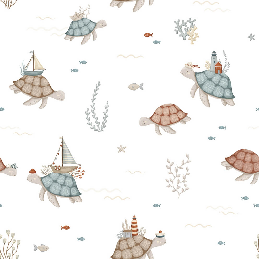 Tapeta żółwie Lilipinso H0776 Turtles At Sea