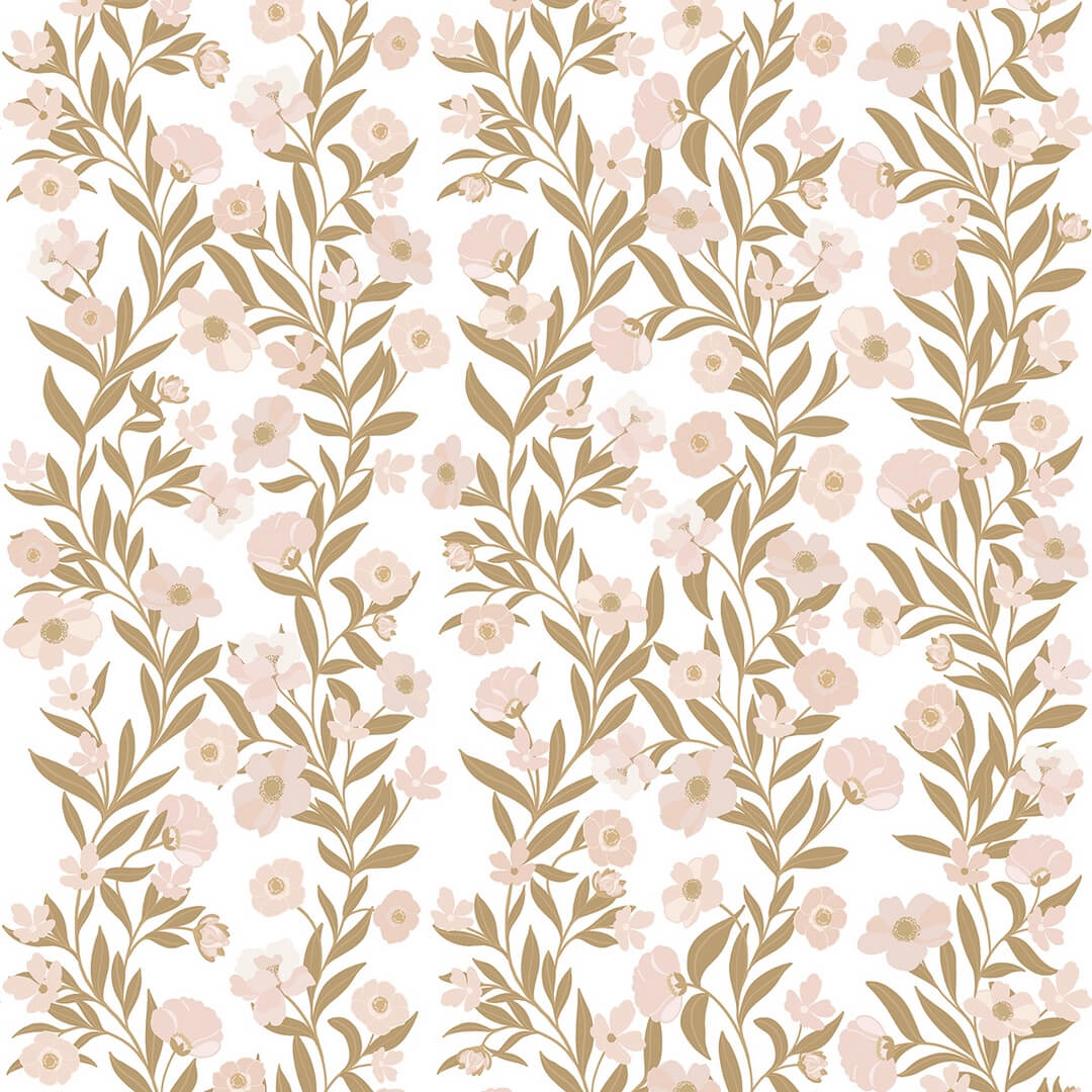 Tapeta kwiatowe pnącza Lilipinso H0778 Flower Garlands
