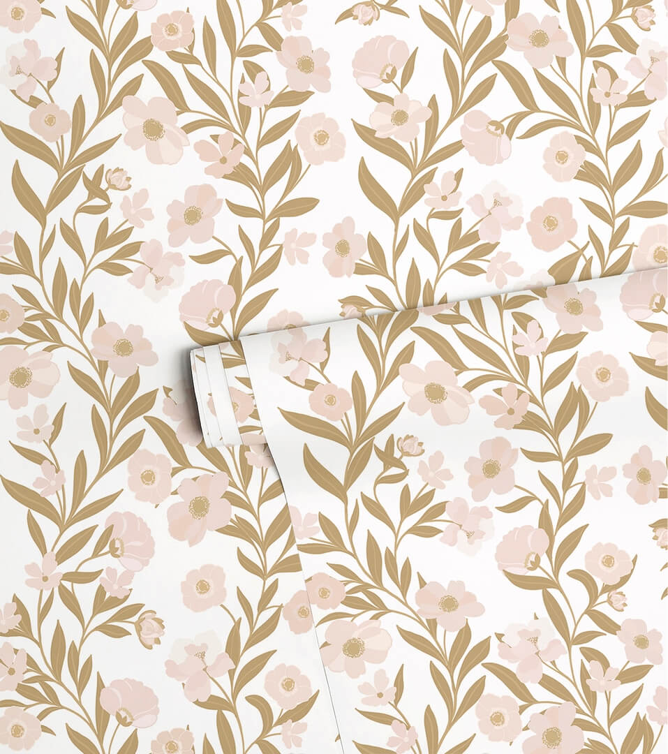Tapeta kwiatowe pnącza Lilipinso H0778 Flower Garlands